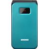 Brondi Intrepid 4G - Telefono Cellulare Dual SIM Display 2.8 Batteria 1000 mAh Fotocamera con Torcia e Bluetooth Colore Verde - 10279040