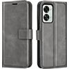 Kezaizhe Custodia per OnePlus Nord 2T PU Pelle Wallet Protettivo Cellulare Flip Cover per One Plus Nord 2T 5G a Portafoglio Telefono con Magnetica (Grigio)