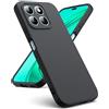 Oududianzi - Cover Compatibile con Honor X8b [Cover in Silicone Liquido] [Interno in Microfibra] Gomma Gel di Silicone Liquida Antiurto Custodia Cover Honor X8b - Nero