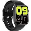 Shepatio Smart Watch Orologio Sportivo Orologio Fitness da Uomo e Donna Fai da Te da 1,58 Touch Screen con Monitor del Sonno, SpO2, IP68, Impermeabile, Fitness Tracker Informazioni per iOS Android