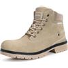 Eagsouni Stivali Invernali Uomo Donna Stivali da Neve Caldi Foderati Stivaletti Scarpe Inverno Trekking Outdoor, Scuro Marrone, 36 EU