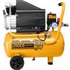 Ingco Ac202481e Compressore Ad Aria Compressa 24 Lt 1 Kw Per Utensili Pneumatici 8 Bar Max