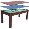 OCIOTREN Tavolo da biliardo 3 in 1, ping pong e tavolo da pranzo / scrivania, 184 X 91 cm