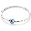 Hapour Bracciale Charms in Argento 925 per Donne Farfalla Migliore Amico Cuore Luna e Stella Bracciale Charms a Catena di Serpente con 5A Cubic Zirconia
