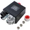 KATSU Tools ORAZIO Interruttore di Controllo della Pressione del Compressore d'Aria G1/4 220V 16A 3 Porte Monofase per Valvola di Controllo della Pompa Compressore d'Aria SP24113004