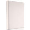 LiLan A4 Cartella ad Anelli Raccoglitore a 3 anelli Pu Ecopelle (bianco)