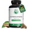 Green Naturals Ashwagandha 2.500 mg - 127 mg withanolidi - 180 capsule | Solo radice · Senza estrazione con etanolo · Vegan · Scorta di 2 mesi