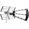 Metronic 415044 - Antenna tripla + filtro 4G HDMI, colore: Argento