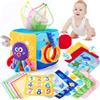 hahaland Giochi Neonato 3-6 Mesi, Scatola Fazzoletti Montessori
