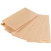 Pakico 100 Sacchetti 18 x 6 x 35 cm di carta marroni | sacchetto regalo | sacchetti carta per alimenti | buste piccoli | busta regalo grande | sacchi per alimenti | Cibo | Kraft | Pane | Panino