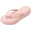 JOMIX Ciabatte Infradito Donna Estive Infradito Donna Mare Eleganti Ciabatte Donna Estive Zeppa Casa Piscina Spiaggia SD8287 (Rosa, 40)