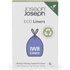 Joseph Joseph Eco Liners IW8 Sacchetti immondizia ecologici in plastica riciclata, sacchetti per rifiuti da cucina con manici a coulisse, extra resistenti, Confezione da 80, 5 Litri