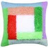 Vervaco Cuscino: Col Blocks, Multi, ca. 40 x 40 cm / 16 x 16
