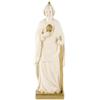 DRW Figura San Giuda Tadeo Resina Dipinto a Mano Crema e Oro 20 cm