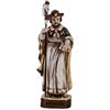 DRW Figura Santiago Apostolo Resina dipinta a mano Tonalità Crema 7 cm