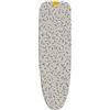 Joseph Joseph Copriasse da Stiro Standard 110 x 33 cm, 100% Cotone, con Tappetino in Silicone Resistente al Calore, Compatibile con Glide Compact, Beige/Nero