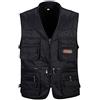 Daoba Uomo All'Aperto Viaggio Tasche Gilet Sport, Maschio Gilets Multitasche Senza Maniche Giubbino da Lavoro per Reporter Caccia Fotografi Outdoor Vest, Multitasche Gilet Uomo Outdoor