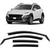 Clim Art Deflettori Compatibile con Hyundai Kona 17-23 (MK1) - Incasso 4Pz