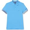 Tommy Hilfiger Maglietta Polo Maniche Corte Uomo Slim Fit, Verde (Faded Olive), S
