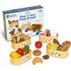Learning Resources New Sprouts Raccogli e Smista Gli Alimentii, età 18 Mesi+, Gioco di Simulazione di Negozio di Alimentari, Gioca con Gli Accessori da Cucina, Gioca col Cibo per Bambini Piccoli