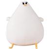 OUKEYI Cuscino divertente in peluche a forma di gabbiano, simulazione pollo grasso, morbido imbottito, tappetino kawaii