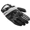 SPIDI, Flash-R Evo Lady, Guanti Moto per Donna, Protettivi e Resistenti, Guanti Moto Estivi Impermeabili e Antiscivolo, con Touchscreen Capacitivo, Peso Medio 0, 1 kg, Colore Nero e Bianco, Taglia S