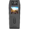 Ggnaxivs Fotocamera Full 1080P, Corpo In ABS, con Camcorder A 180° di Angolo di Visione, Telecamera per Bici con Rotazione e Registrazione Video, DVR per Auto e Webcam.