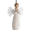 Willow Tree 26191 Figurina Un Albero, Una Preghiera, Resina, Design Di Susan Lordi, 10 Cm, Avorio