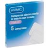 ALLIANCE HEALTHCARE IT.DIS.SpA ALVITA GARZA COMPRESSA ADESIVA STERILE IN TESSUTO NON TESSUTO ESTENSIBILE BIANCO 10X6CM 5 PEZZI