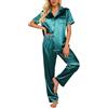 Ekouaer Camicia da Notte a Maniche Lunghe, con Cappuccio, da Donna, a Contrasto, Lunghezza Intera, con Tasca, Taglie S-4XL, 02 Champagne, S