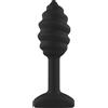 ToyJoy Anal Play Swirl Anal Plug Black