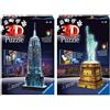 Ravensburger Puzzle 3D Empire State Building Edizione Speciale Notte, 216 Pezzi,