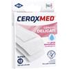 ceroxmed Cerotti Delicati Ceroxmed Con Garza Disinfettante Ipoallergenici Per Pelli Sensibili Super 3,8 X8 Cm 12 Pezzi