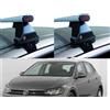 G3 BARRE PORTATUTTO ALLUMINIO PER VOLKSWAGEN POLO VI ANNO 2017 4 SERRATURE