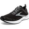 Brooks Levitate 4, Scarpe da Corsa Uomo, Nero Annerito Perla Bianco, 45 EU