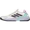 adidas CourtJam Control 3 Clay Tennis Shoes, Scarpe Uomo, Crystal White/Aurora Met/Semi Flash Aqua, 45 EU