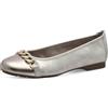 Jana 8-22165-41, Ballerine Donna, Beige Oro, 39 EU