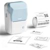 NIIMBOT Stampante per etichette B1 con 1 rotolo di nastro di avviamento, stampante per etichette Bluetooth, dimensioni di stampa 20-50 mm, compatibile con iOS e Android per vendita al dettaglio
