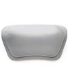 Zfuwer - Cuscino per vasca da bagno con vasca idromassaggio, supporto per poggiatesta e collo, adatto per vasca da bagno quadrata (grigio)