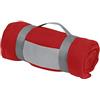 eBuyGB - Coperta calda per divano, letto, festival, campeggio, picnic, tappeto, pub, bar, all'aperto, sedute, rosso, taglia unica