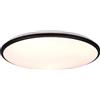 RL LIVE YOUR LIGHT Reality, Plafoniera, Limbus incl. 1 x LED,SMD,34,0 Watt,3000K,4100 Lm. Plastica, bianco opaco, Finitura: Plastica, nero opaco Ø:50,0cm, A:7,5cm Dimmerabile tramite interrutto,
