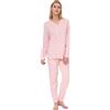 RAGNO Pigiama donna in puro cotone aperto davanti art. A09F - 48, Rosa