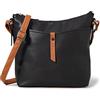 TOM TAILOR Novara, Borsa a tracolla Donna, Nero (Black), 28x8,5x25