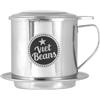 VietBeans Vietnam Cafe Phin - Filtro per caffè - 1 tazza da caffè - riutilizzabile in acciaio inox - 100 ml