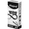 Maped - Matite colorate - Collezione Color'Peps Infinity - 12 pezzi di colore verde scuro - Durano 10 volte in più - Nessuna necessità di affilatura - Impugnatura triangolare ergonomica - 0% spreco