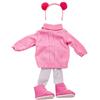 Götz 3402681 Treccia combinata in maglia - Taglia abbigliamento bambola. XL - Set di abbigliamento e accessori da 5 pezzi per bambole in piedi 45-50 cm