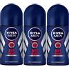 Nivea For Men Dry Impact Antiperspirant Deodorant Roll-on 50ml (3 Pack)
