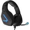 Orzly Cuffie da Gioco Bass Stereo per PS5 PlayStation 5, PS4, XBOX SERIES X|S, XBOX ONE, Nintendo Switch, Google Stadia, PC, MAC, Laptop Hornet RXH-20 Cuffie Gaming con Microfono [Edizione Abyss]