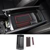 CDEFG Compatibile con Peugeot 308 / Opel Astra L/Citroen C5 X 2021-2024 2025 Console centrale Boîte de rangement multifonction pour console centrale de voiture Plateau 308 Accessoires (Rosso)