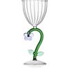 Ichendorf Milano Calice Ottico Fiore Lilla | Collezione Botanica | 28 cl | Vetro Borosilicato | Fatto a Mano